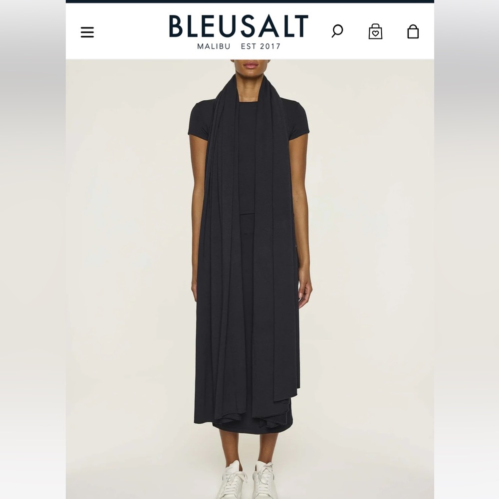 Bleusalt 3 Yard Wrap, black